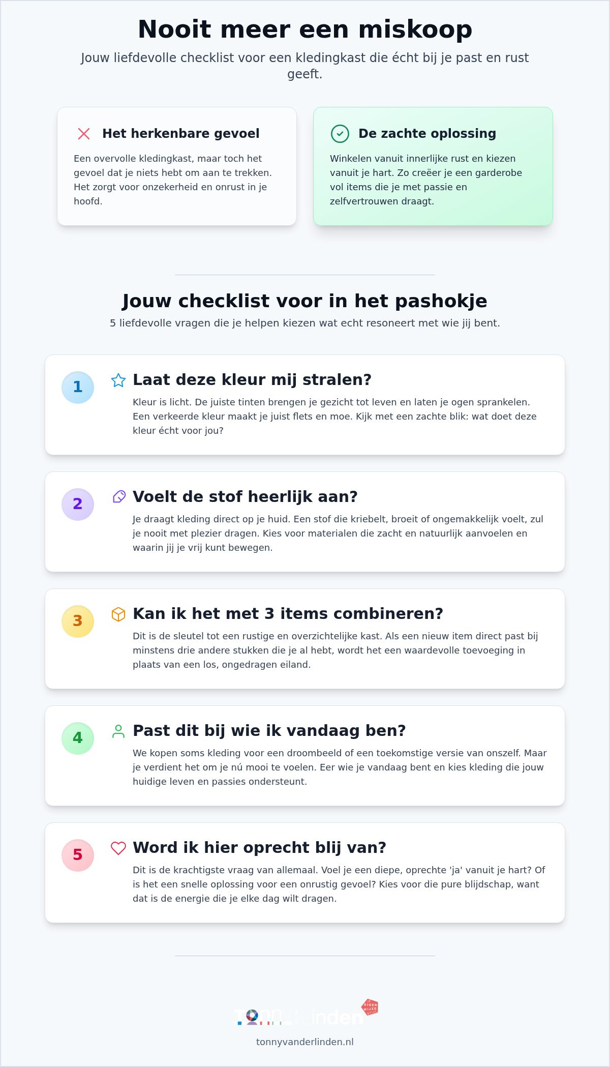 Miskopen voorkomen: jouw persoonlijke checklist voor een garderobe die echt bij je past